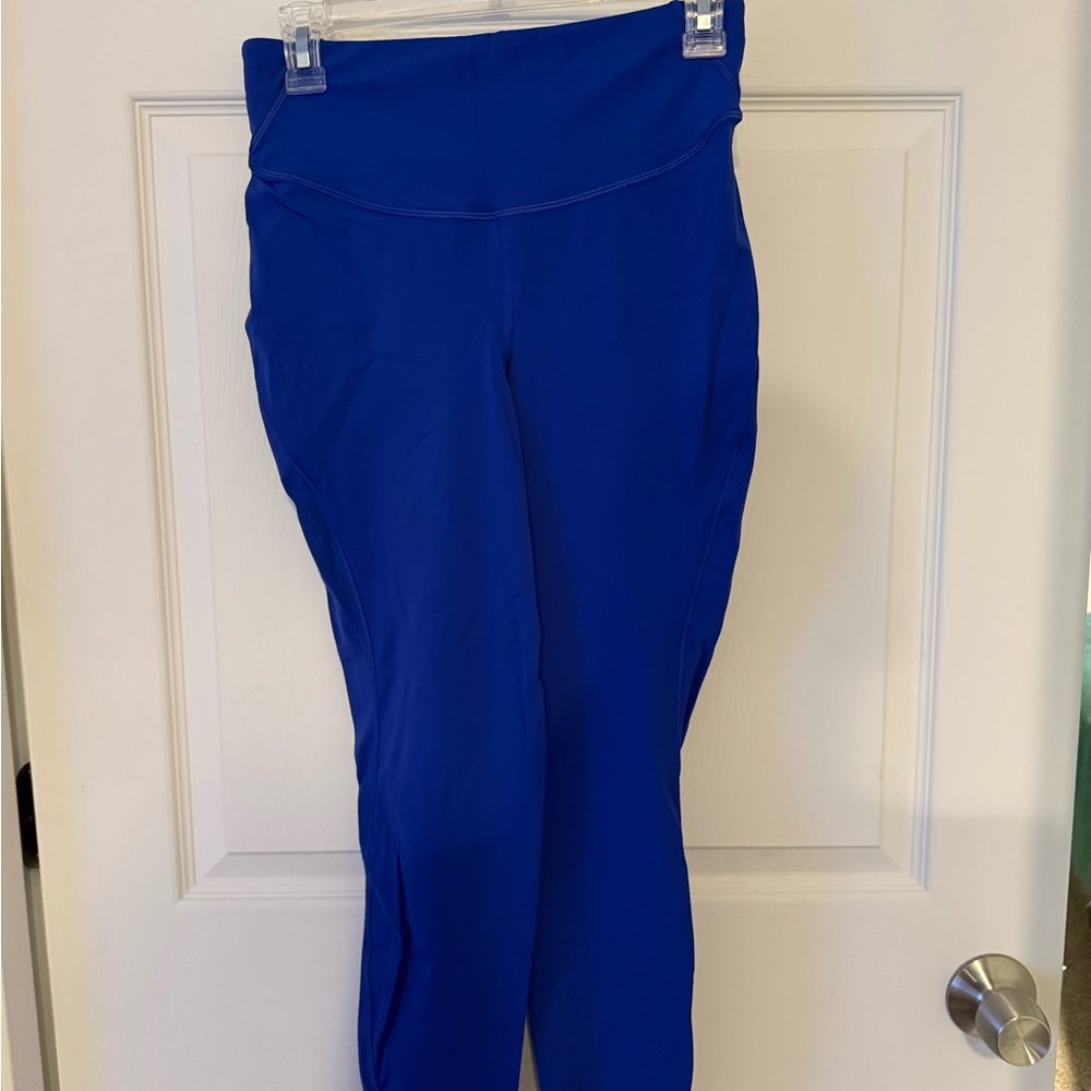Lululemon Fast and after High-Rise Tight Galactic Cobalt Blue size 8